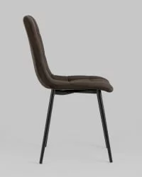 Стул Oliver велюр Темно-коричневый