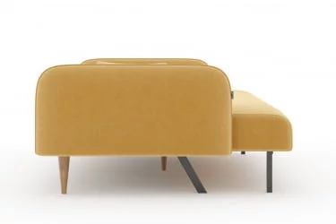 Диван трёхместный Бьерн ЛД 307.010.000 Горчичный