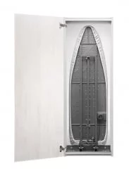 Шкаф с зеркалом Iron Slim Eco (левый) Беленый дуб