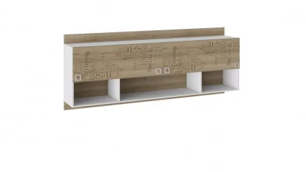 Настенный шкаф Оксфорд ТД-139.12.21 Ривьера Белый с рисунком