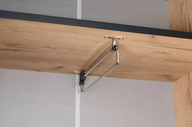 Двустворчатый шкаф Ольга-Лофт 3 Дуб Крафт золотой Темно-серый