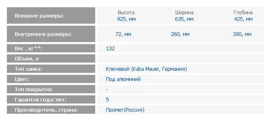 Депозитная ячейка DB-24S