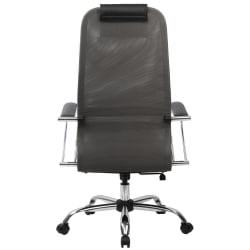 Кресло руководителя BRABIX PREMIUM Ultimate EX-800 хром Черное/серое