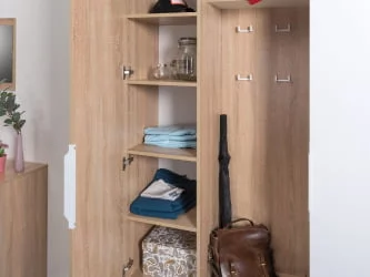 Прихожая Куба комплект №1 Дуб сонома-белый премиум