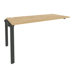 Наборный элемент рабочей станции на П-образном м/к ОНИКС О.МП-1.НРС-4.7 Тиквуд Светлый/Антрацит / ONIX O.MP-1.NRS-4.7