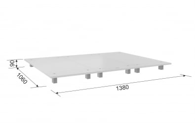 Ортопедические основания для кроватей KM.1-00.3 белый