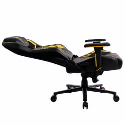 Геймерское кресло BRABIX PREMIUM Tanos GM-180 черное/желтое