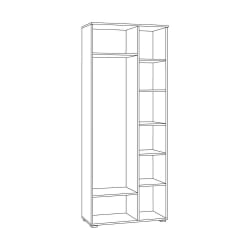 Двустворчатый шкаф Гранд 13.226