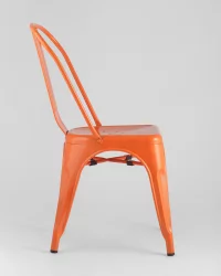 Стул ТОЛИКС с высокой спинкой Оранжевый глянцевый / TOLIX