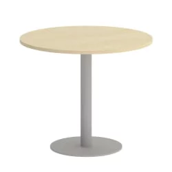 Стол журнальный круглый ХОМЕ ОФФИCЕ ВР.СП-5-90.1 Клен/Серый металл / HOME OFFICE VR.SP-5-90.1