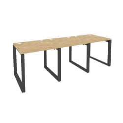 Рабочая станция на О-образном м/к ONIX O.MO-RS-3.0.8 Тиквуд Светлый/Антрацит