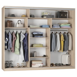 Шкаф-купе Б-230х270х60-1(ЯШС-Д7Д7Д7) / B-230х270х60-1(ЯШС-D7D7D7)