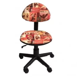 Детское компьютерное кресло LB-C02 [Совы красный]