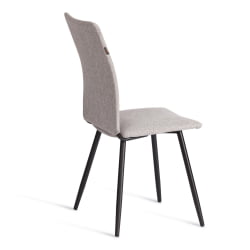 Стул со спинкой La Rousse NEW, ткань рогожка, серый/черный, 3M 16/2, 45x55x93 см