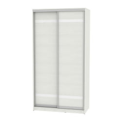 Шкаф-купе белый лдсп Б-220х120х60-2(ВД-Д9Д9) / B-220х120х60-2(ВД-D9D9)