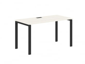 Стол письменный ЕДИС ЕУСТ 1367 Ясень Траун Черный / EDIS EUST