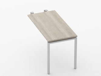 Брифинг-приставка для стола на П-обр.опорах Deka 7.10.12 Дуб Сантана светлый