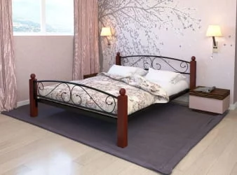 Кровать Вероника Lux plus 1800х2000 Синяя