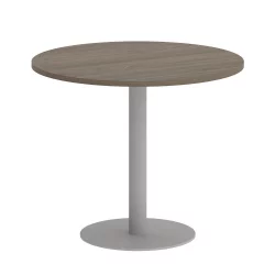 Стол журнальный круглый HOME OFFICE VR.SP-5-90.1 Вяз Благородный/Серый металл