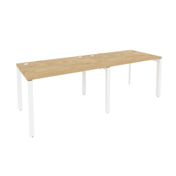 Рабочая станция на П-образном м/к ONIX O.MP-RS-2.2.8 Тиквуд Светлый/Белый