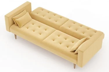 Диван трёхместный Нейт ЛД 308.010.000 Горчичный