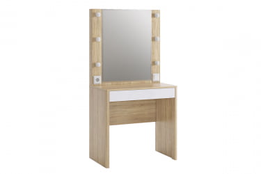 Трюмо Зара СМЗ-03 дуб сонома/белый / SMZ-03