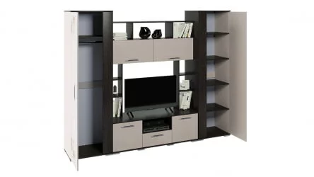 Набор мебели для общей комнаты Белла Венге Цаво Дуб Белфорт с рисунком