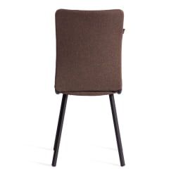 Стул обеденный La Rousse ткань рогожка, 49х50х93, коричневый/черный, 3М7-147