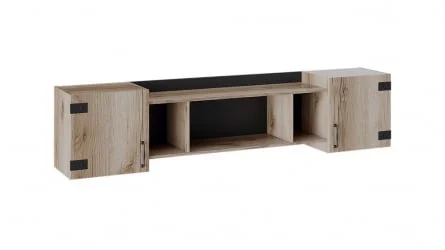 Настенный шкаф Окланд ТД-324.12.21 Фон Черный/Дуб Делано