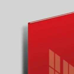 Доска магнитно-маркерная стеклянная BRAUBERG 40х60 см Красная