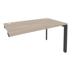 Стол-приставка на П-образном м/к к опорным элементам ОНИКС О.МП-СПР-3.8 Дуб Аттик/Антрацит / ONIX O.MP-SPR-3.8