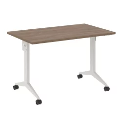 Стол складной мобильный КС-Пулл КС.М-2.7 Дуб Аризона/Белый / X-Pull X.M-2.7