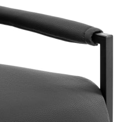 Кресло Charli LUX/Чарли Люкс экокожа , Sharp Черный, 70х80х82 см