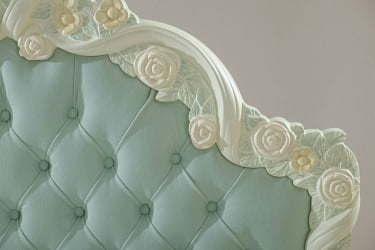 Кровать полутороспальная 1200 Луиза ЛД 665.095.000 Алебастр Мятный