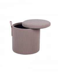 Пуф Руни XS с ящиком вельвет коричневый