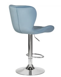 Стул барный ДОБРИН БАРНИ (пудрово-голубой велюр (МДЖ9-74)) 2 шт / DOBRIN BARNY (MJ9-74))