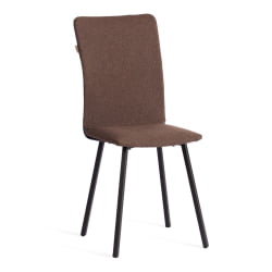 Стул обеденный La Rousse ткань рогожка, 49х50х93, коричневый/черный, 3М7-147