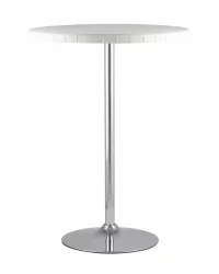 Маленький обеденный стол Кейт 80/110 Белый