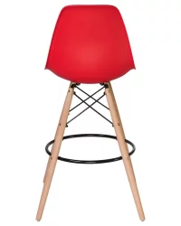 Стул барный ДОБРИН ДСВ БАР Красный Р-02 / DOBRIN DSW BAR R-02