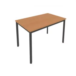 Стол письменный на металлокаркасе SLIM SYSTEM С.СП-4 Груша-Антрацит