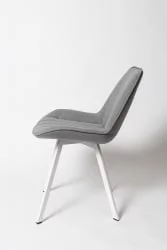 Стул К 21 white Серый (RS26\б)