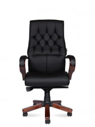 Кресло офисное Боттичелли П2338-Л02 леатхер Черный / P2338-L02 leather