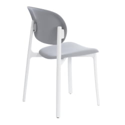 Стул ADORE (mod. XRB-1025) пластик, серый / белый (grey / white), 41 х 53 х 81,5 см