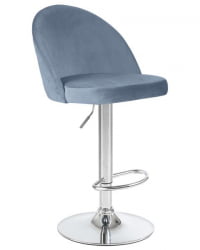 Стул барный ДОБРИН МИЛАНА (пудрово-голубой велюр (МДЖ9-74)) 2 шт / DOBRIN MILANA (MJ9-74))