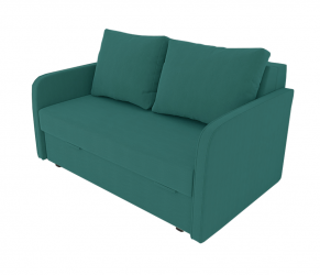 Диван Лоджия Велюр (Berhouse) Цвет фасада: Азур Велюто 44; Тип: Прямой; Материал фасада: Металл/Велюр