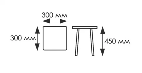 Табурет ХРОМ пл 1 кат зеленый КОМПЛЕКТ 2 шт