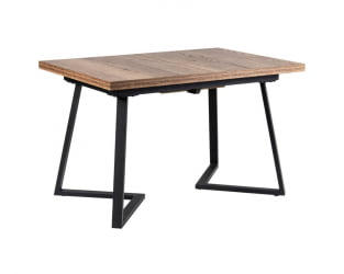 Стол Роналдо раздвиж. 140-180 Галифакс Табак/Бабочка