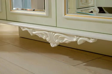 Комплект мебели для детской Луиза №2 Алебастр Шампань