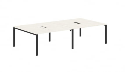 Бенч-система 4-местная EDIS EUWST 3116 Ясень Траун Черный