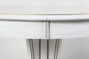 Стол деревянный Орион-5 (d1200) тон 1 с золотой патиной